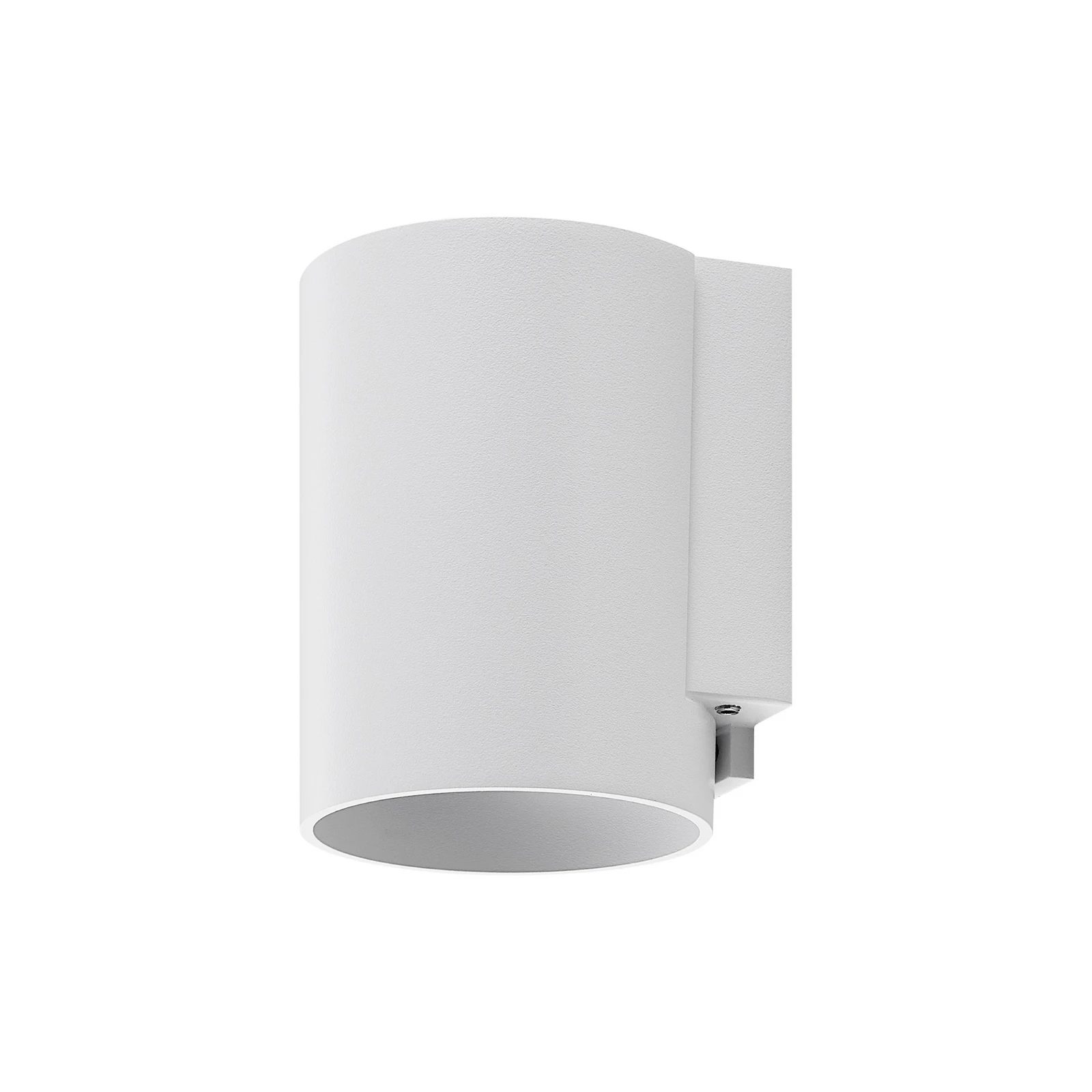 Kinkiet zewnętrzny CAN, biały, 1-punktowa, Ø 8 cm, IP65, metal, GU10