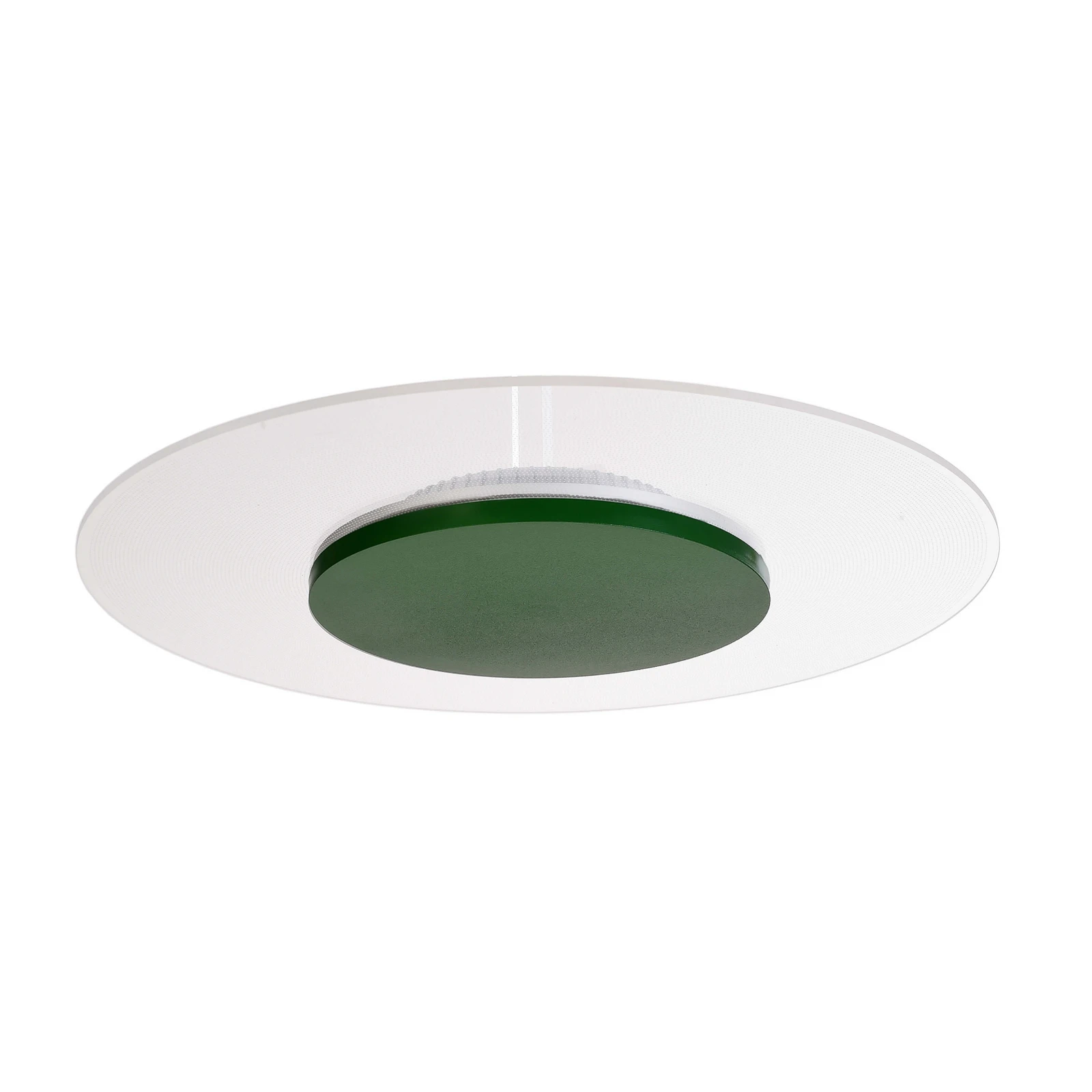 Lampa sufitowa LED Zaniah, światło 360°, 24W, zielona