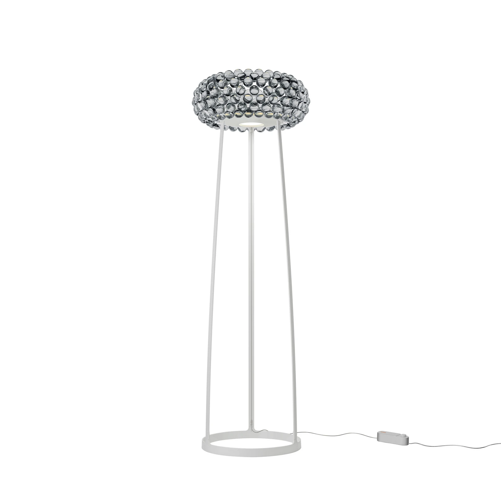 Foscarini Caboche Plus MyLight lampa stojąca LED 154 cm przezroczysta