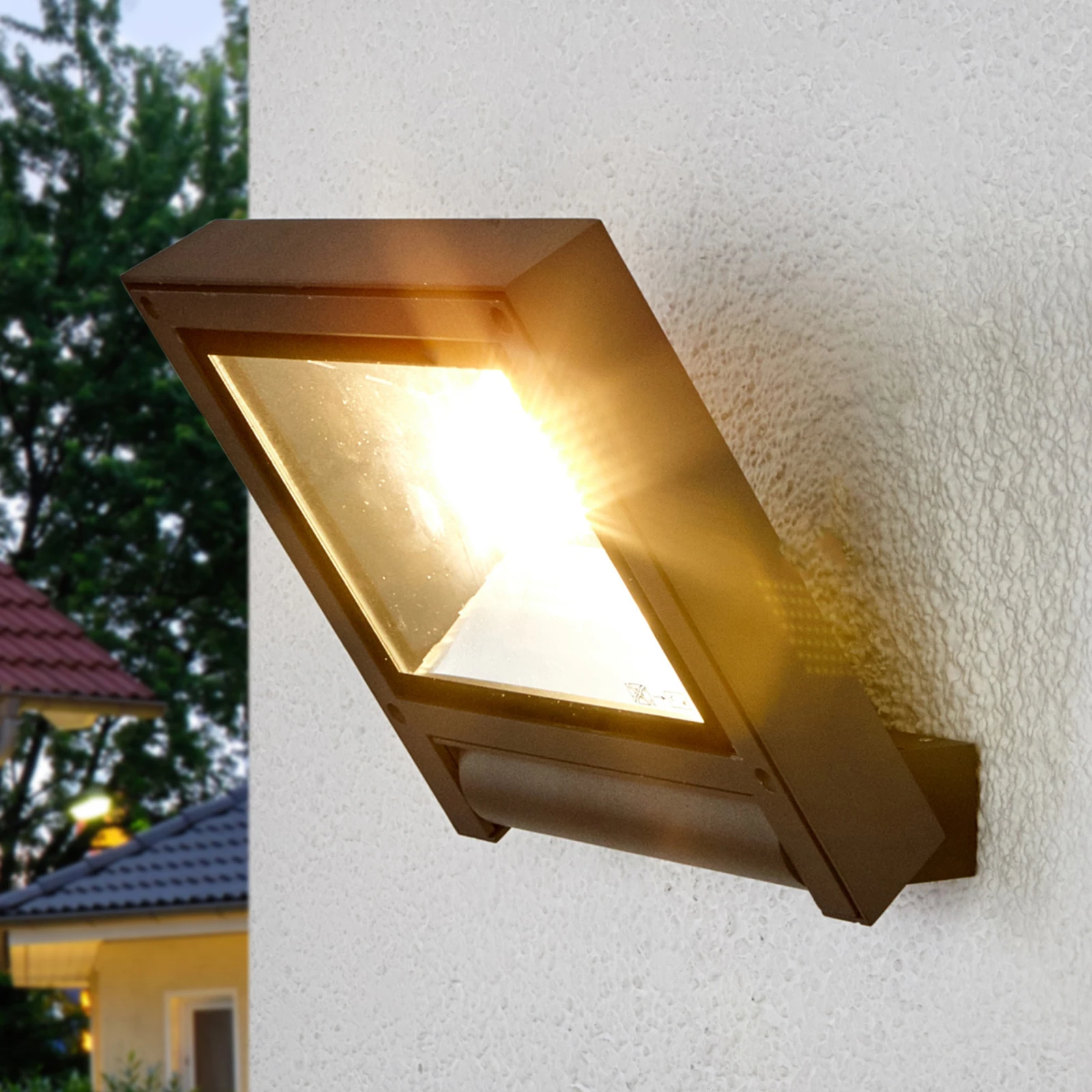 Reflektor zewnętrzny LED Maica, antracytowy, obrotowy, IP65
