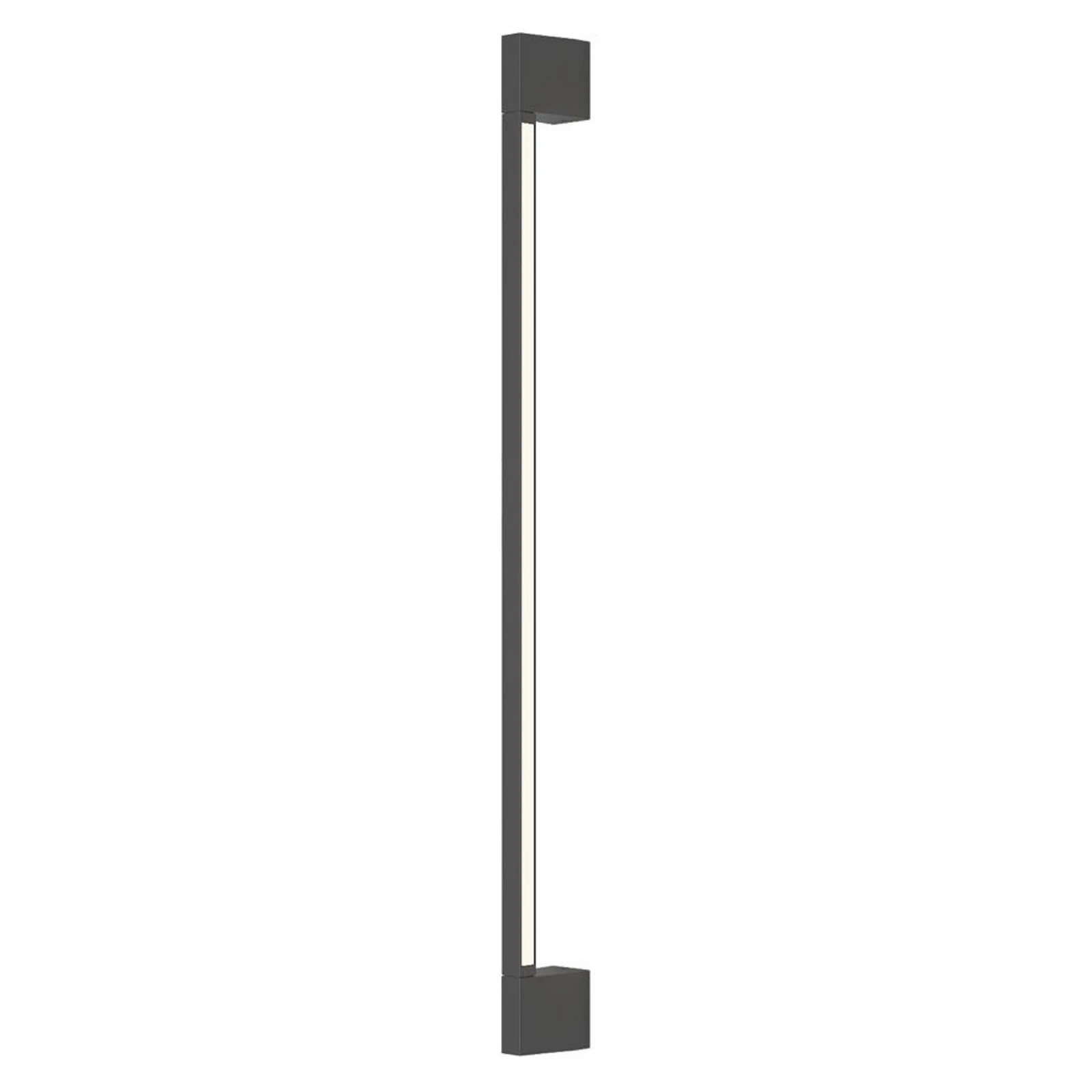 Kinkiet zewnętrzny LED Tessa, ciemnoszary, wysokość 90 cm, metal