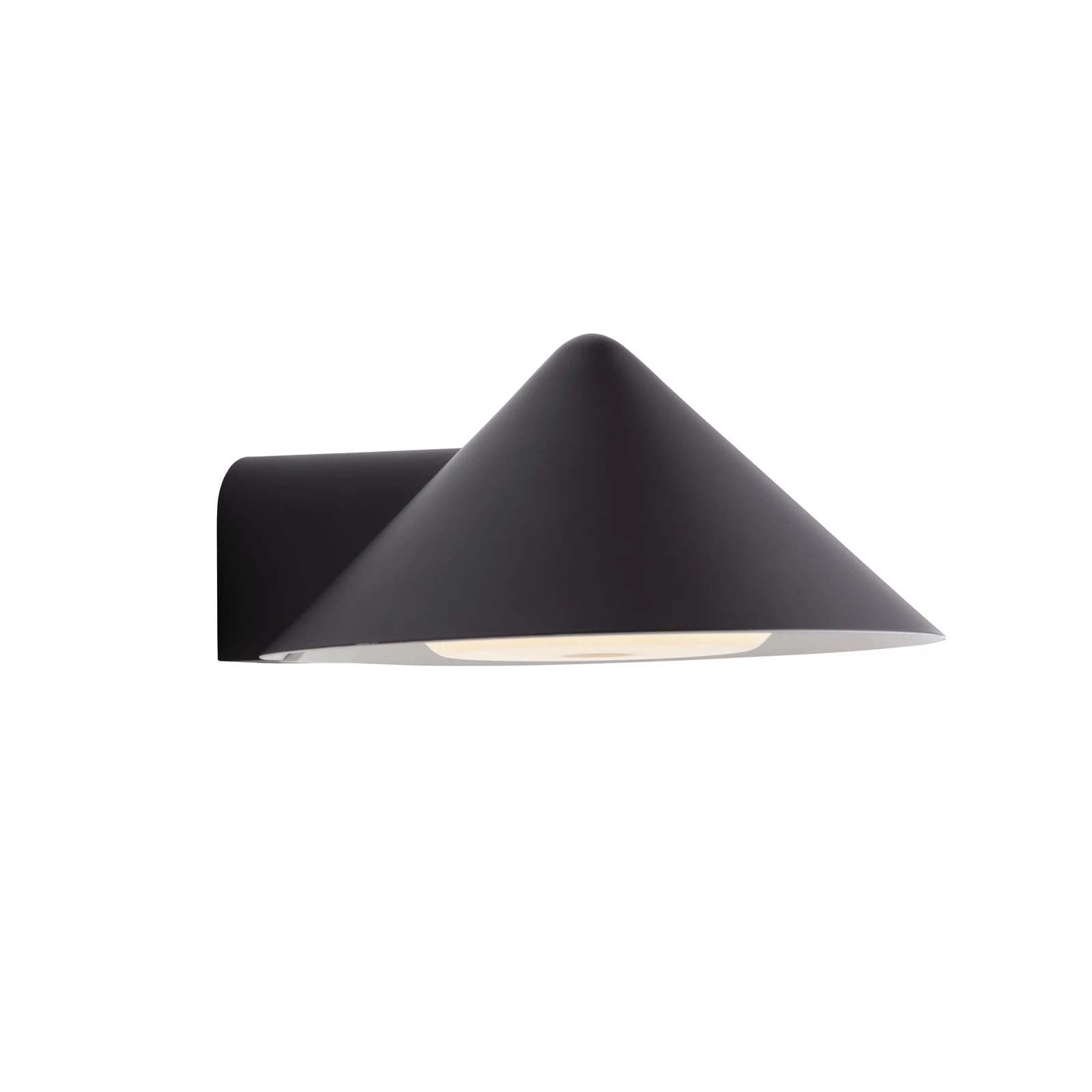 FRANDSEN LED-kinkiet akumulatorowy ścienny, czarny, 15 cm