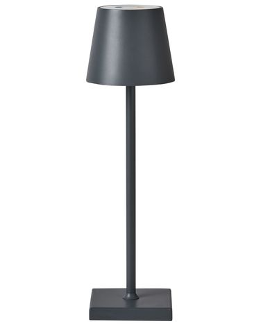 Bezprzewodowa lampa stołowa LED VALIRA Ze ściemniaczem Metal Ciemnoszary
