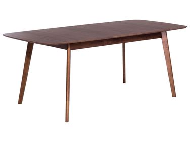 Stół do jadalni rozkładany MADOX Orzech ciemny 150/190 cm 90 cm