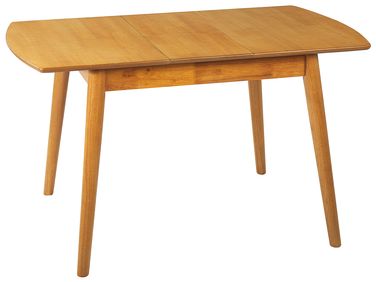 Stół do jadalni rozkładany TOMS Jasnobrązowy 100/130 cm 80 cm