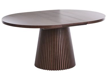 Stół do jadalni rozkładany MOORE Jesion ciemny 120/160 cm 120 cm