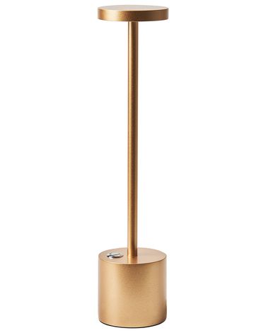 Bezprzewodowa lampa stołowa LED LIZANDRO Ze ściemniaczem Metal Złoty