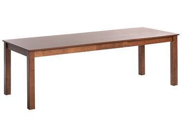 Stół do jadalni rozkładany MADURA Jesion ciemny 160/240 cm 90 cm