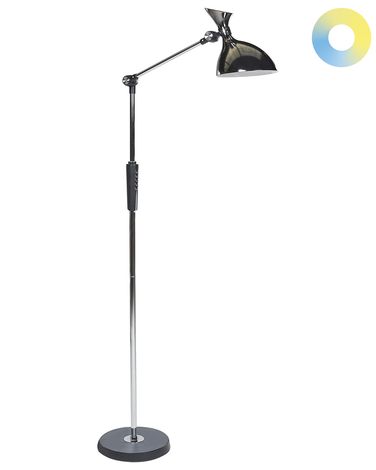 Lampa podłogowa LED ANDROMEDA Ze ściemniaczem Metal Srebrny