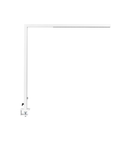 Lampa biurkowa zaciskowa VOLANS Ze ściemniaczem Metal Biały