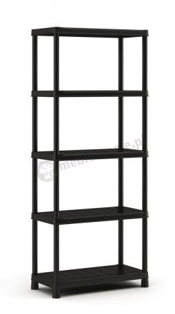 Regał plastikowy z 5 półkami Plus Shelf 80/5 187x80x40cm