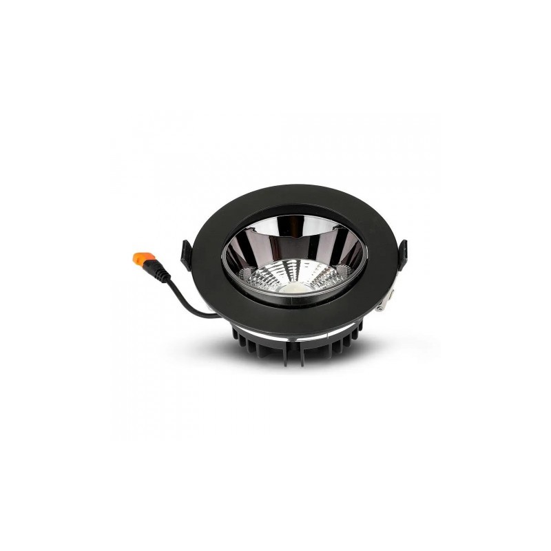 Oprawa Downlight V-Tac Samsung Chip 20W Czarna Uchylna Vt-2-23 3000K 1600Lm 5 Lat Gwarancji