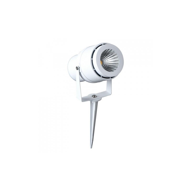 Oprawa Ogrodowa Led V-Tac Wbijana 12W Biała Vt-857 3000K 720Lm
