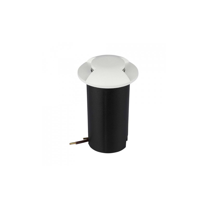 Oprawa Gruntowa Najazdowa 1W Led Biała 2-Stronna Ip67 Vt-1161 3000K 50Lm