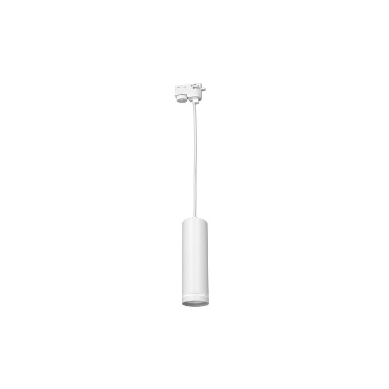 Pipe Ring Track Pendant Light White 1Xgu10