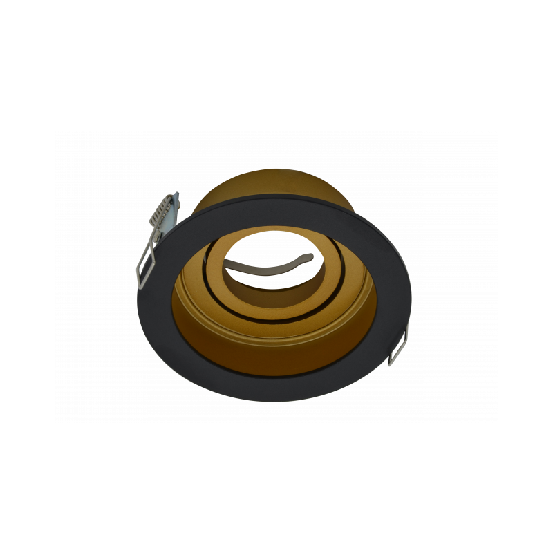 Czarno-Złota Oprawa Do Wbudowania Ibiza Black/Gold Az2804