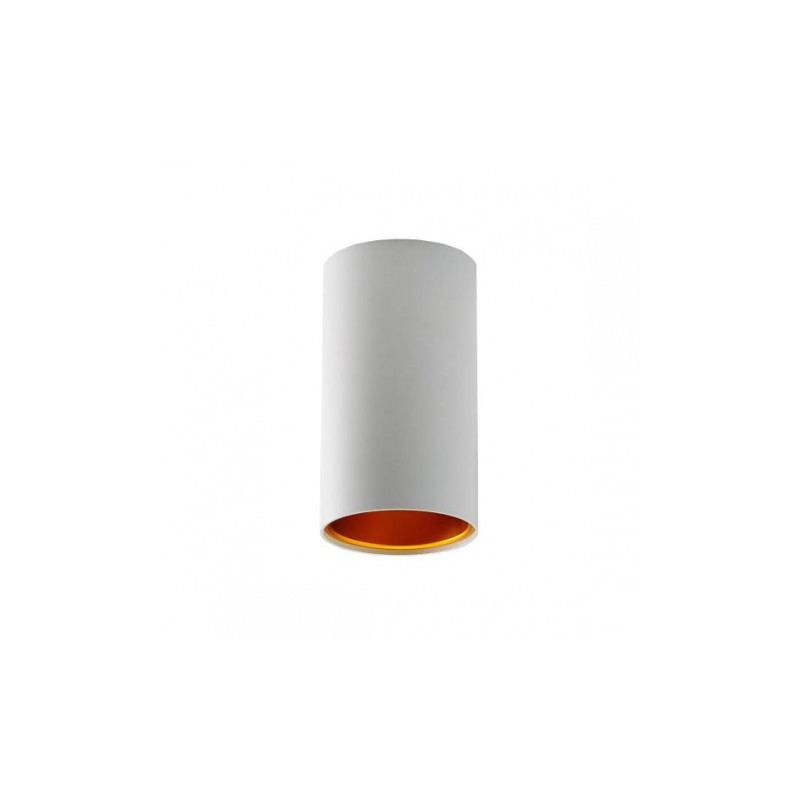 Nowoczesny Halogen Natynkowy Chloe Gu10 - Biało-Złota