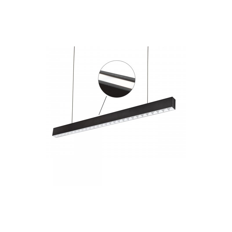 Allday Inspire Two Sides Dark Light 50St White 830 39W 230V 112Cm Black