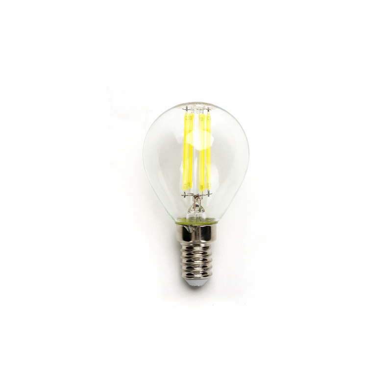 Żarówka Led Filament G45 E14 4W 6500K Przezroczysta