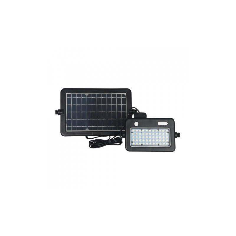 Naświetlacz Led Solarny V-Tac 10W Usb Czarny Vt-788-10 4000K Ip65 1100Lm