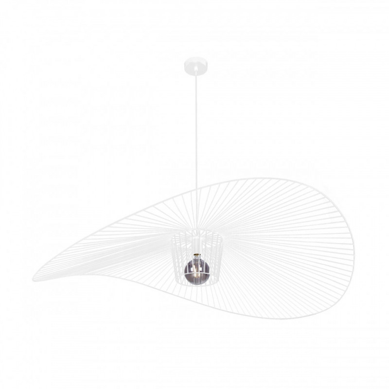Lampa Wisząca Kp-21 Biały Z Serii Kapelusz