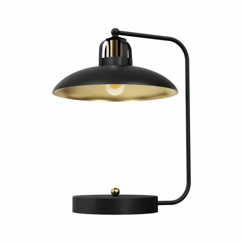Lampka Biurkowa Felix Black/Gold 1Xe27