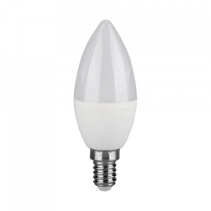 Żarówka Led V-Tac Samsung Chip 5,5W E14 Świeczka Ściemnialna Vt-293D-N 3000K 470Lm 5 Lat Gwarancji