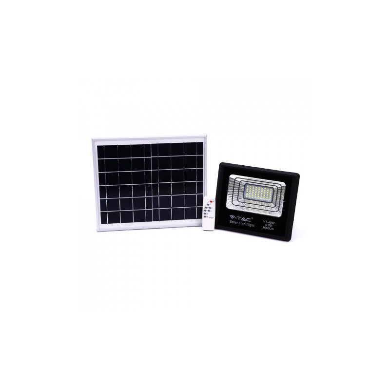 Halogen Led Solarny V-Tac 16W Vt-40W 4000K Ip65 1050Lm