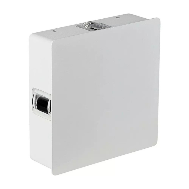 Oprawa Ścienna V-Tac 4W Led Ip65 Biały Kwadrat Vt-704 3000K 440Lm 2 Lata Gwarancji