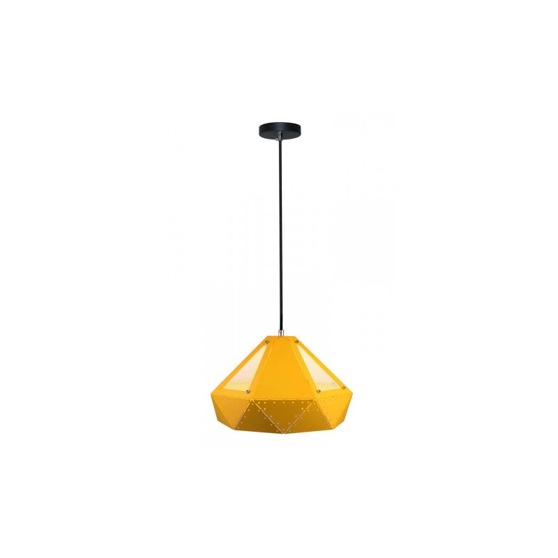 Oprawa Wisząca V-Tac Pastel Żółty Seria Pryzmat 310X180Mm Vt-7310