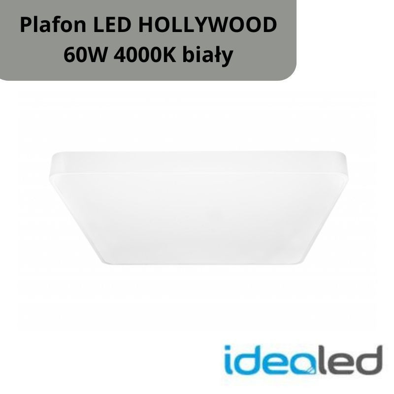 Plafon Led Hollywood 60W 4000K Biały