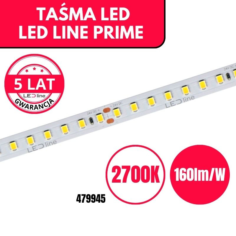 Led Line Prime Taśma Led 128 Smd 24V 2700K 8,5W 160Lm/W