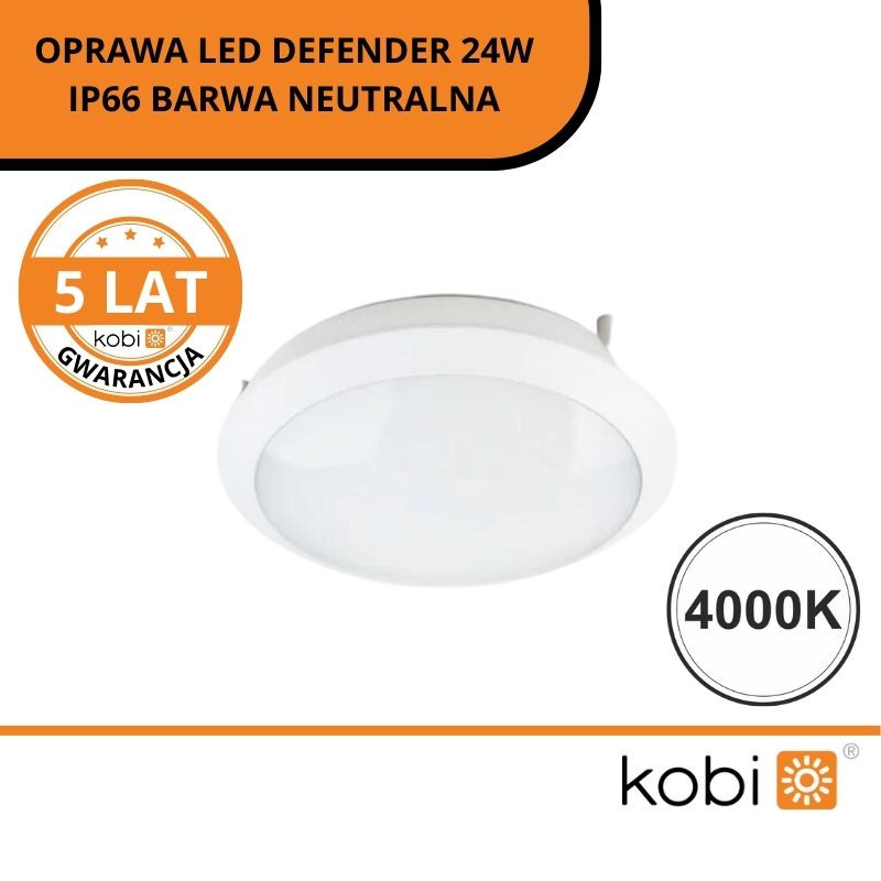 Oprawa Led Defender 24W Ip66 Barwa Neutralna