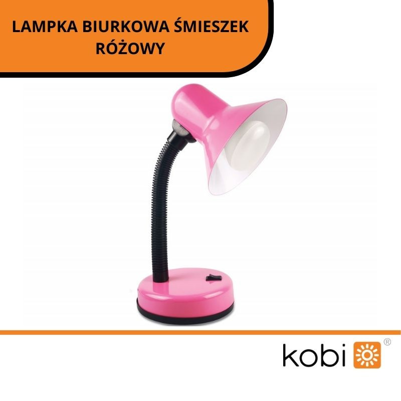 Lampka Biurkowa Śmieszek Różowy