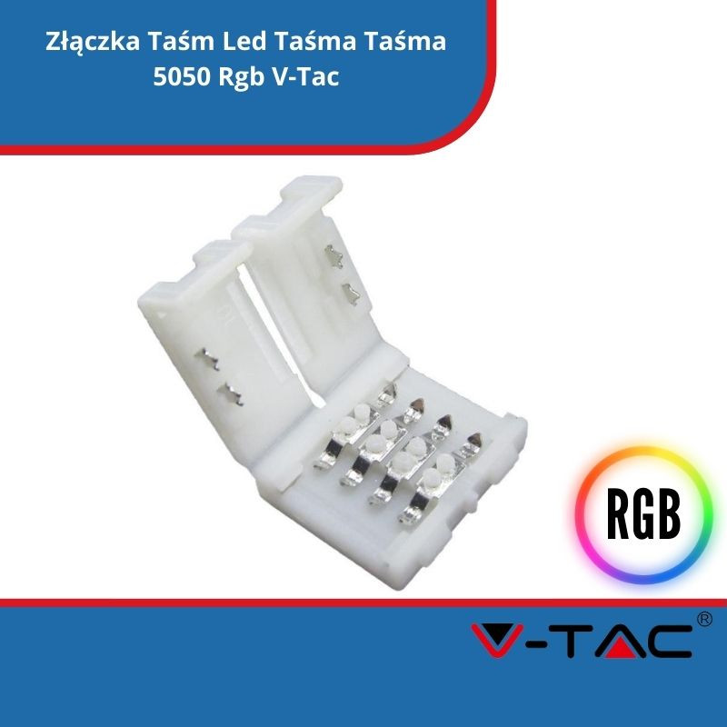 Złączka Taśm Led Taśma Taśma 5050 Rgb V-Tac