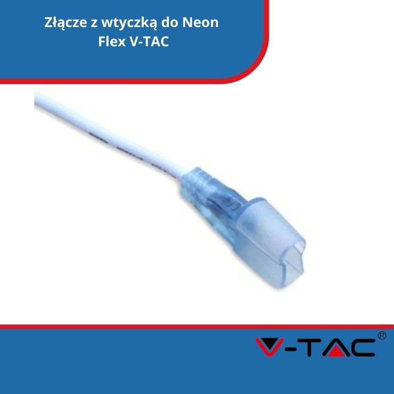Złącze Z Wtyczką Do Neon Flex V-Tac