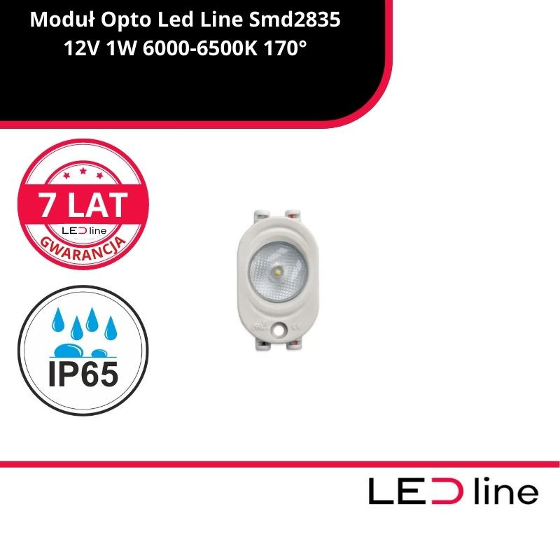 Led Line™ Moduł Opto 1X Smd2835 12V 6500K 1W