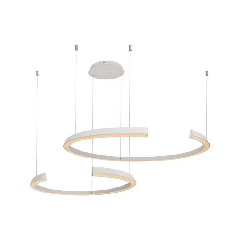 Oprawa Zwieszana V-Tac 50W Led Ściemnialna Biała Vt-7914 3000K 5150Lm