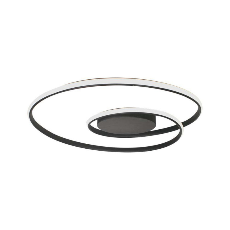 Oprawa Sufitowa V-Tac 50W Led Ściemnialna Czarna Vt-7911 3000K 5150Lm