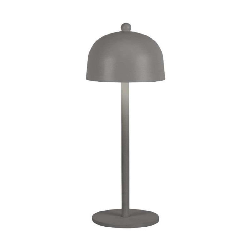 Lampka Biurkowa Nocna V-Tac 3W Led 30Cm Ładowanie Usb Ściemnianie Szara Vt-1052 3000K-6000K 200Lm