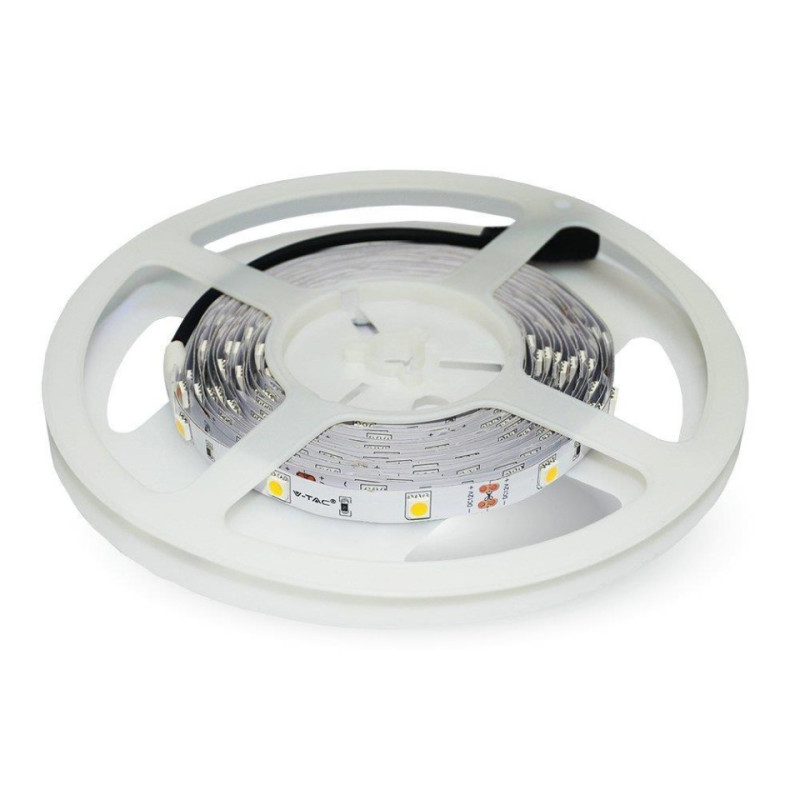 Taśma Led V-Tac Smd5050 150Led Ip20 4,8W/M Vt-5050 3000K 500Lm