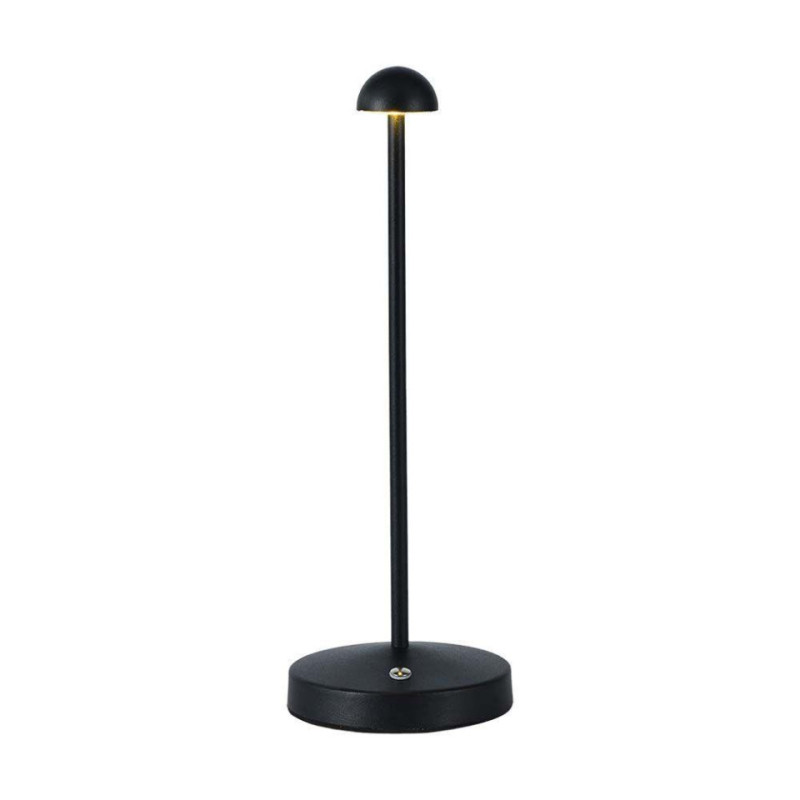 Lampka Biurkowa Nocna V-Tac 3W Led 29Cm Ładowanie Usb Ściemnianie Czarna Vt-1073 3000K-6000K 130Lm