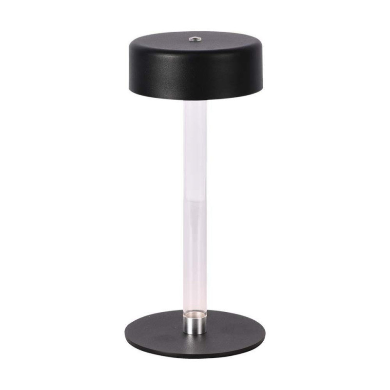 Lampka Biurkowa Nocna V-Tac 3W Led 23Cm Ładowanie Usb Cct Ściemnianie Czarna Vt-7567 3000K-6000K 210Lm
