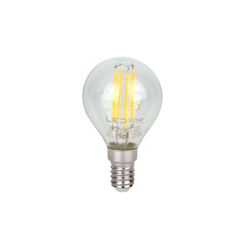 Led Line Lite Żarówka Led E14 4W 2700K 480Lm 220-240V Filament G45 Kulka