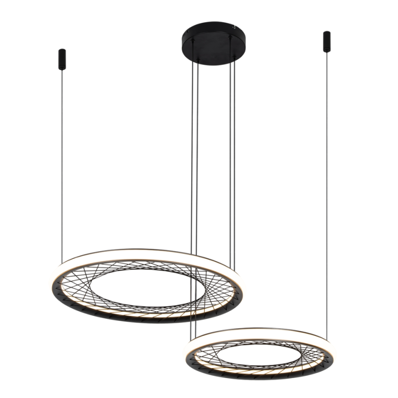 Lampa Wisząca Nest 77W Led 61+41Cm
