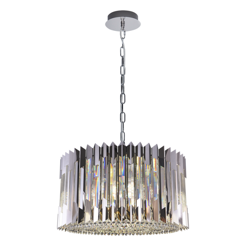 Żyrandol Z Kryształkami Ritz Chrome 12Xe14