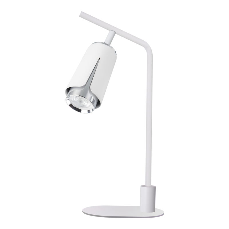 Flower White Chrome Lampka Gabinetowa 1Xgu10
