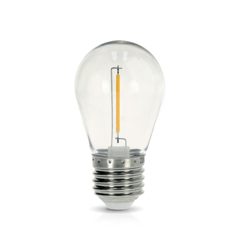 Żarówka Led St45 1W E27 Barwa Ciepłobiała