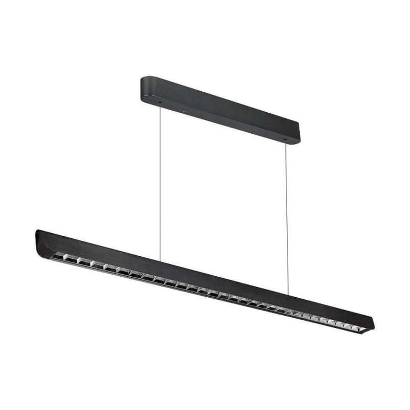Oprawa V-Tac Led Linear Samsung Chip Lifud Driver 36W 60St Cct Zwieszana 120Cm Czarna Vt-7-36 3000K-4000K-6400K 2880Lm 5 Lat Gwa