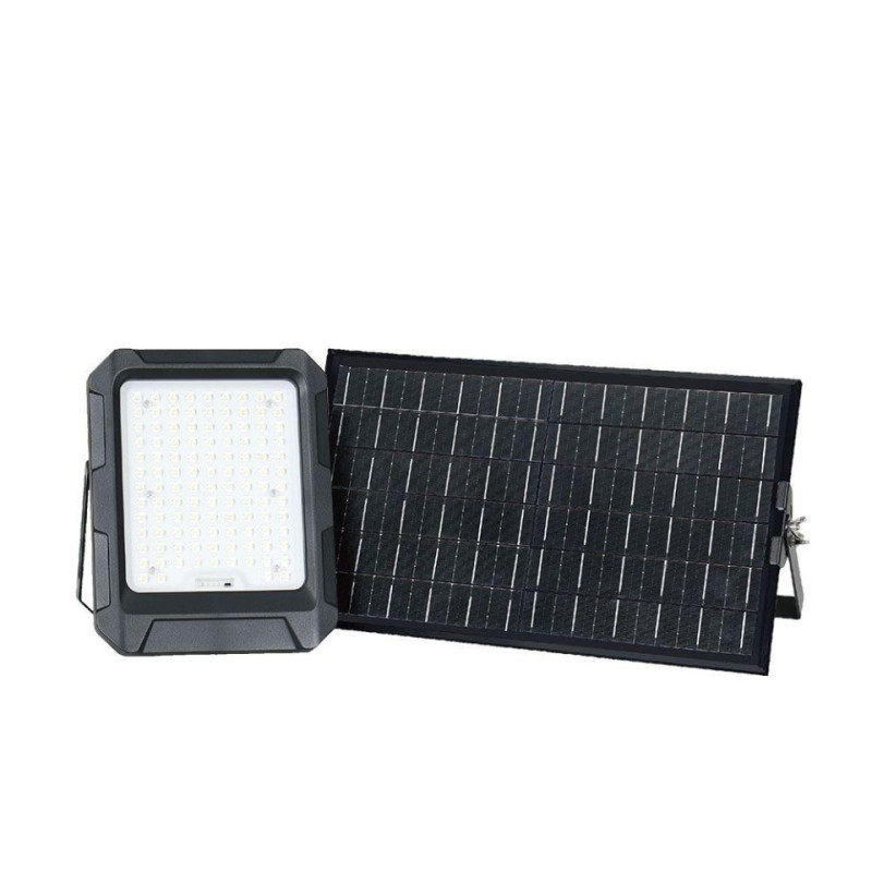 Halogen Solarny Led V-Tac 15W Pilot, Auto, Timer, Ip65 Czarny Vt-102W 4000K 1800Lm